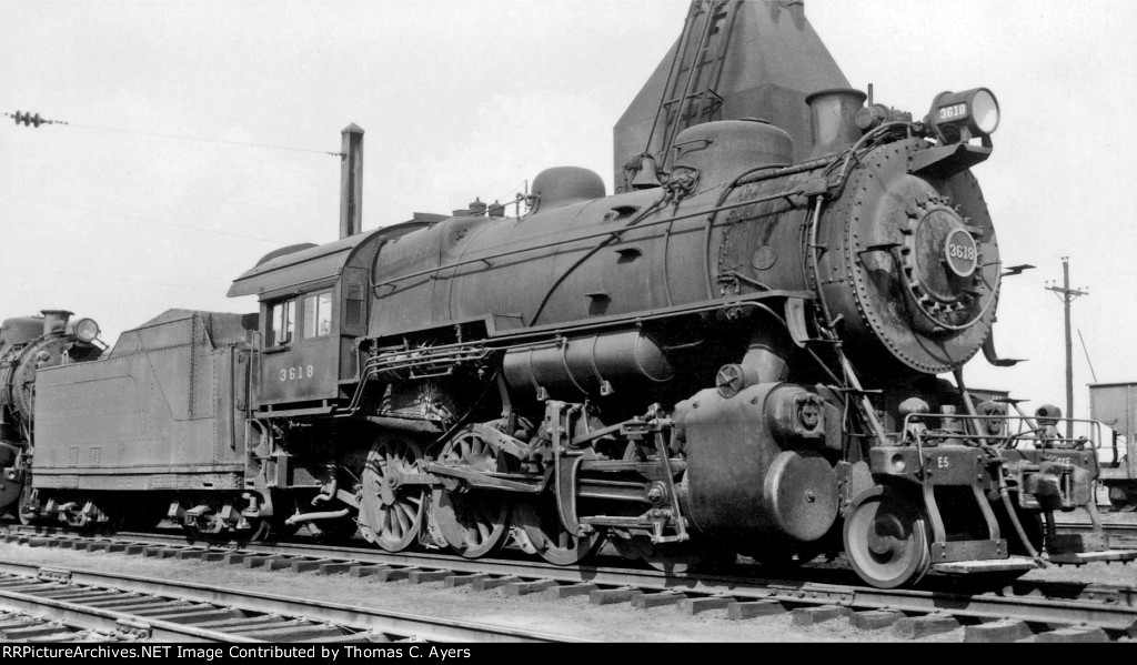 PRR 3618, H-9S, 1949